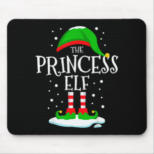 The Princess Elf Christmas Family Matching Xmas Wo Mouse Mat