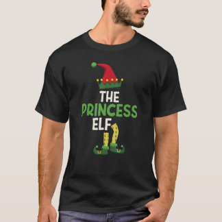 The princess Elf Claus Present Reindeer Snowman Ho T-Shirt