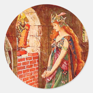 The Princess Imprisoned Classic Round Sticker
