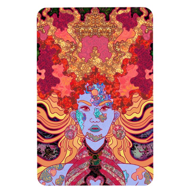 The Princess in Red Magnet (Vertical)