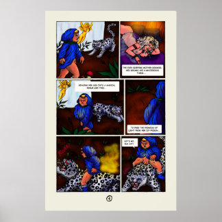 The Princess of Light short story comic page 1 Poster