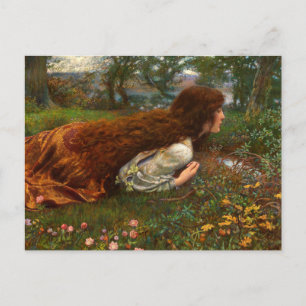 The Princess Out of School by Edward Robert Hughes Postcard