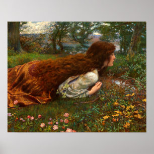 The Princess Out of School by Edward Robert Hughes Poster