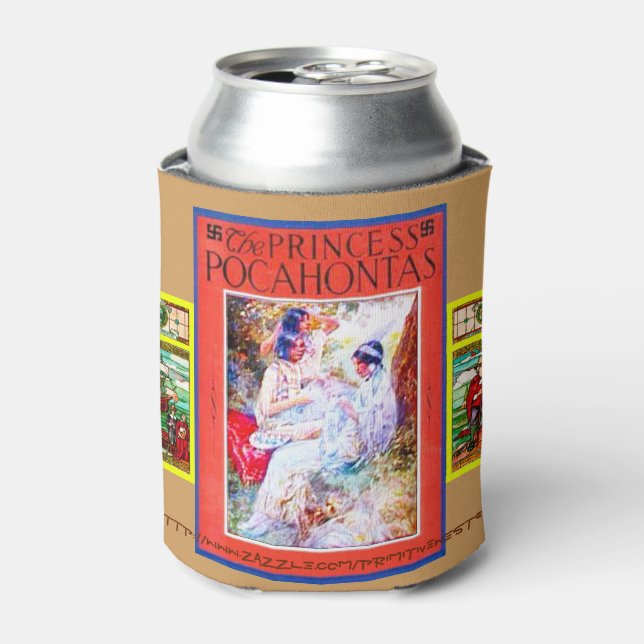 "The Princess Pocahontas" Can Cooler (Can Front)