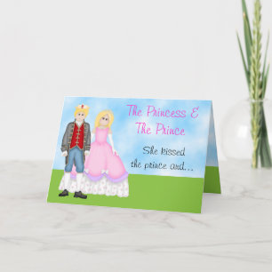 The Princess, Prince and Unicorn Birthday Card