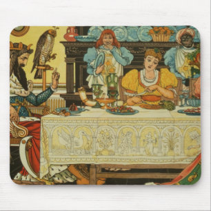 The Princess Shares her Dinner with the Frog, from Mouse Mat