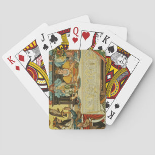 The Princess Shares her Dinner with the Frog, from Playing Cards