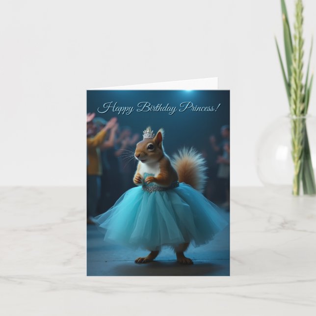 The Princess Squirrel Card (Front)