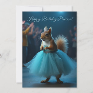 The Princess Squirrel Holiday Card
