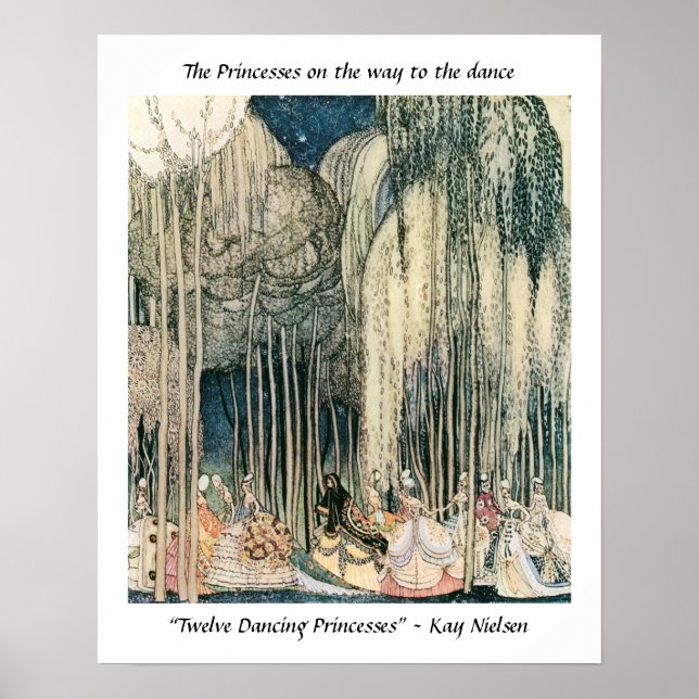 The Princesses on the way to the dance Kay Nielsen Poster (Front)