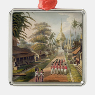 The Principal Approach to the Great Dagon Pagoda a Metal Tree Decoration