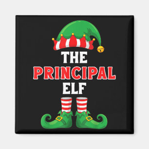 The Principal Elf Christmas For Principal School P Magnet