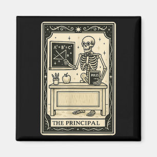 The Principal Tarot Card - Halloween Soky Gothic S Magnet