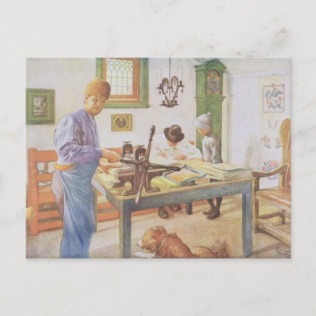 The Print Room, pub. in 'Lasst Licht Hinin'(`Let i Postcard (Front)