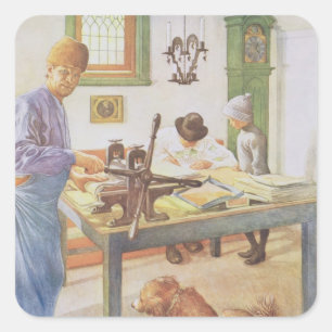 The Print Room, pub. in 'Lasst Licht Hinin'(`Let i Square Sticker