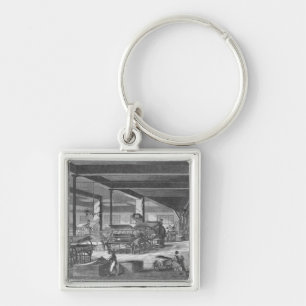 The printing presses room key ring