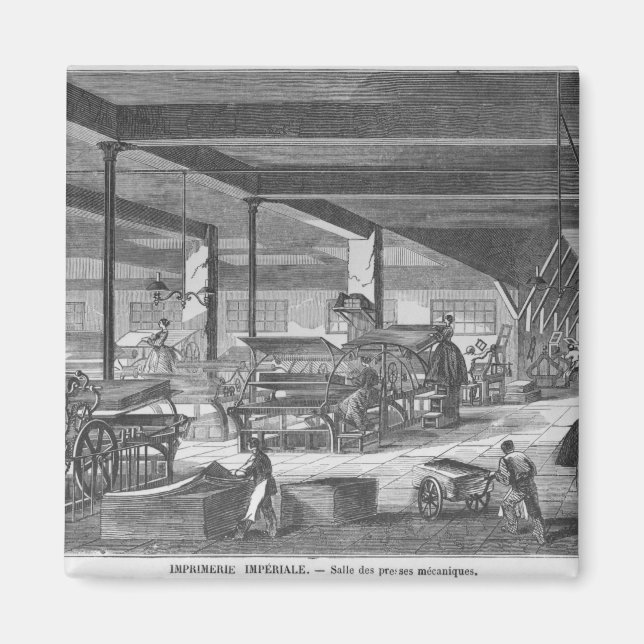 The printing presses room magnet (Front)