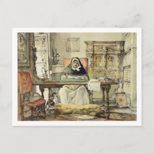 The Prior, from 'Sketches of Spain', engraved by C Postcard