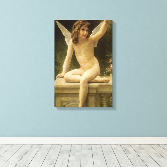 The Prisoner (Le Captif) by Bouguereau Canvas Print (Insitu(Wood Floor))
