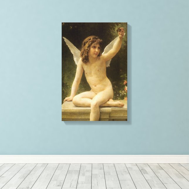 The Prisoner (Le Captif) by Bouguereau Canvas Print (Insitu(Wood Floor))