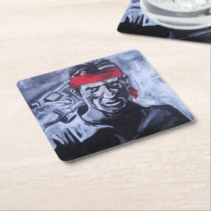 The Prisoner Painting by Alfred Fox Square Paper Coaster