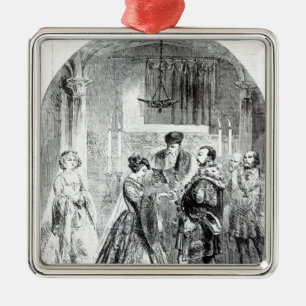 The Private Marriage of Anne Boleyn Metal Tree Decoration