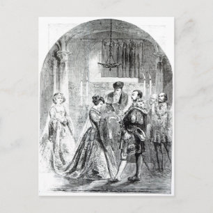 The Private Marriage of Anne Boleyn Postcard