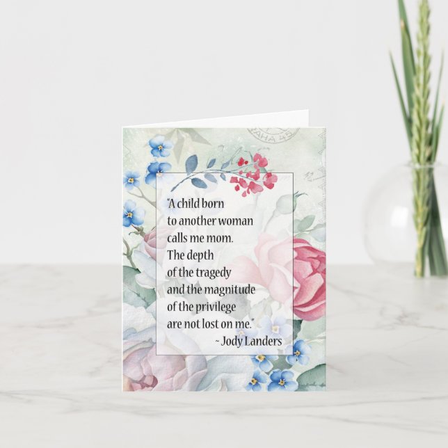 The Privilege of Being a Mom Card (Front)