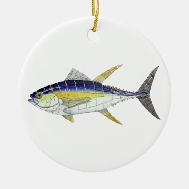 THE PRIZED ONE CERAMIC TREE DECORATION (Front)