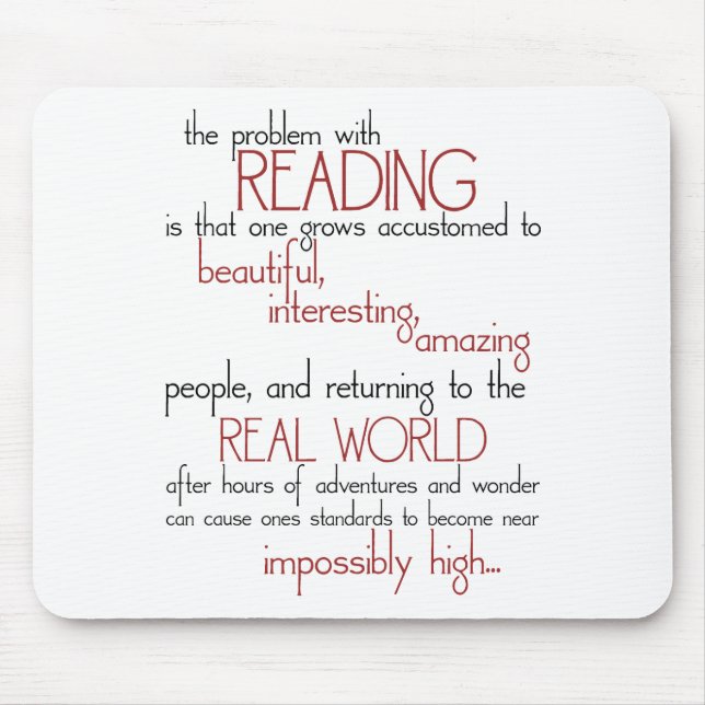 The Problem With Reading Mouse Mat (Front)