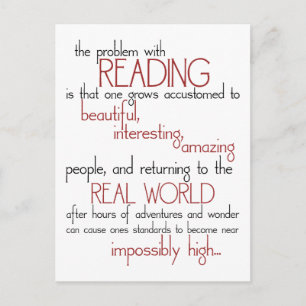 The Problem With Reading Postcard