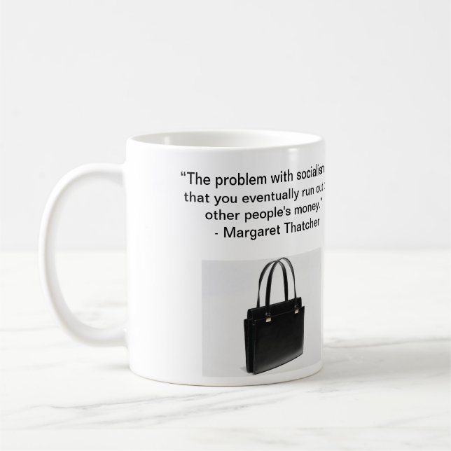 The Problem with Socialism - Mrs. Thatcher Mug (Left)