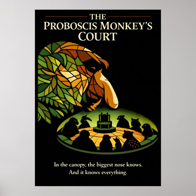 The Proboscis Monkey’s Court Art Poster (Front)