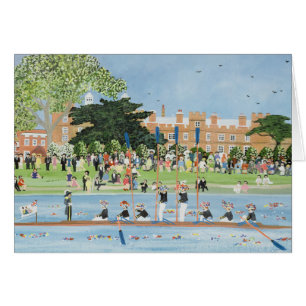 The Procession of Boats at Eton College