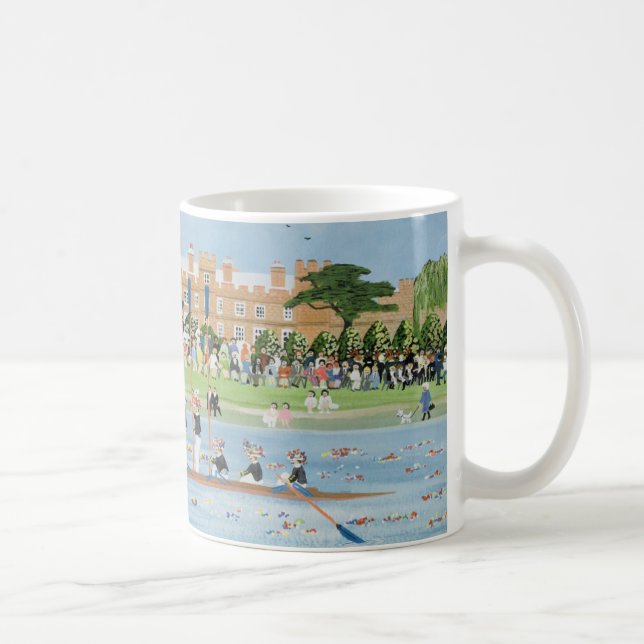 The Procession of Boats at Eton College Coffee Mug (Right)