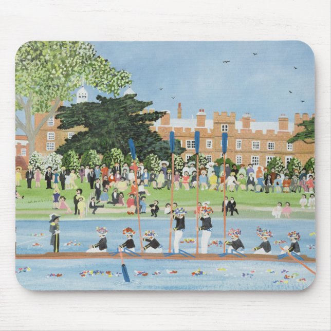 The Procession of Boats at Eton College Mouse Mat (Front)