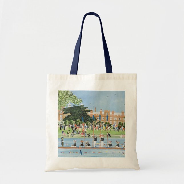 The Procession of Boats at Eton College Tote Bag (Front)