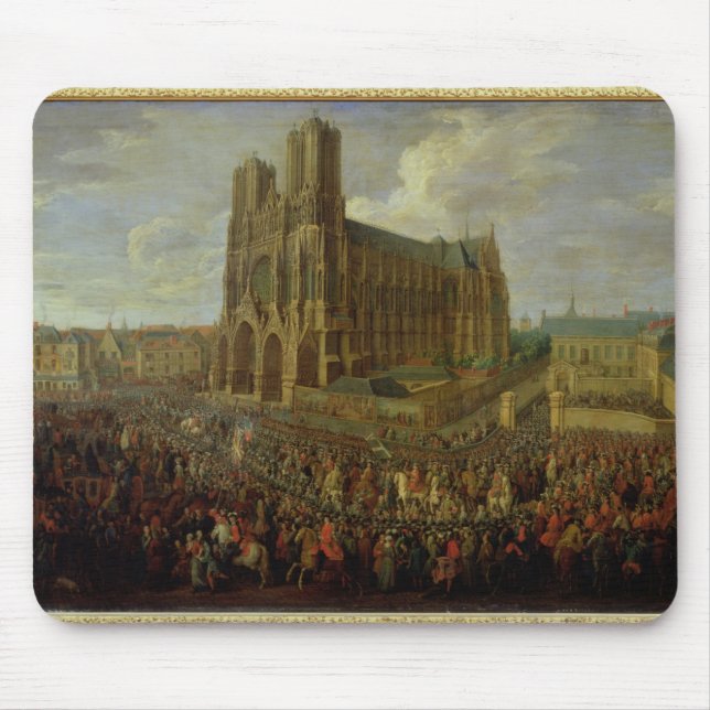 The procession of King Louis XV Mouse Mat (Front)
