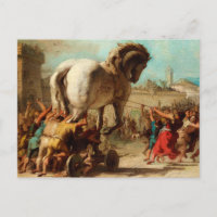 The Procession of the Trojan Horse in Troy