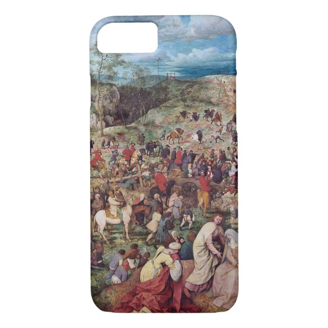 The Procession to Calvary, Pieter Bruegel Case-Mate iPhone Case (Back)