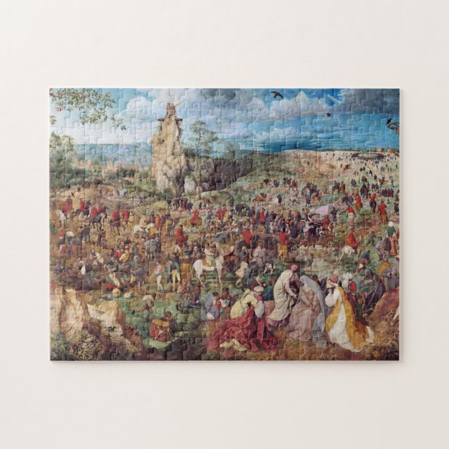 The Procession to Calvary, Pieter Bruegel Jigsaw Puzzle (Horizontal)