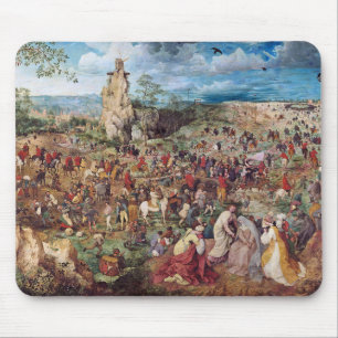 The Procession to Calvary, Pieter Bruegel Mouse Mat