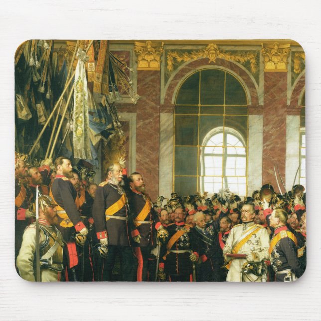 The Proclamation of Wilhelm as Kaiser Mouse Mat (Front)