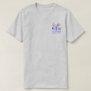 The Procrastinating like a pro (blue) T-Shirt