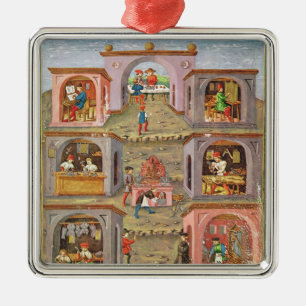 The Professions Metal Tree Decoration