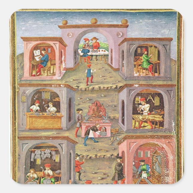 The Professions Square Sticker (Front)