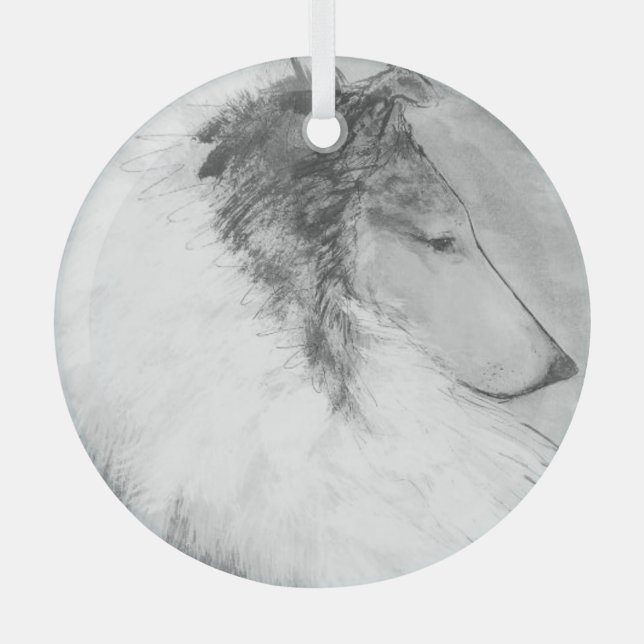 The Profile Glass Tree Decoration (Front)