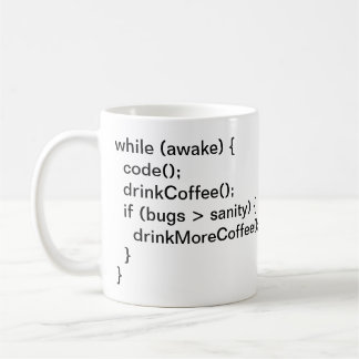 The Programmer's Coffee Cycle Coffee Mug