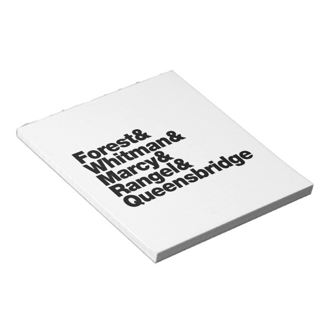 The Projects Notepad (Angled)