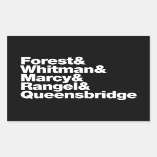 The Projects Rectangular Sticker